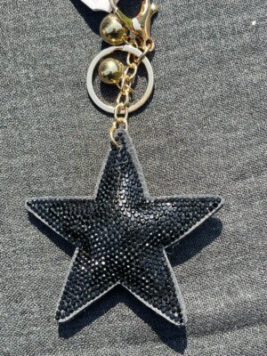 portachiavi stella con strass