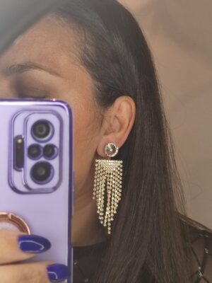 orecchini pendenti con strass