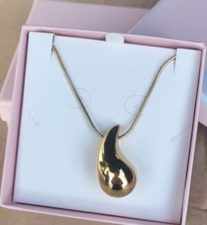 collana goccia gold