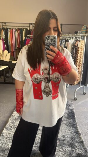T shirt Mary bianca