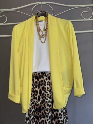blazer giallo