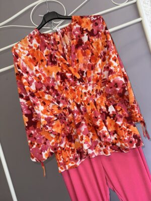 blusa flower