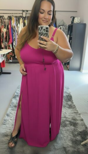 abito Rita fucsia
